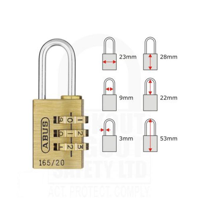 Khóa số đồng ABUS 165/20
