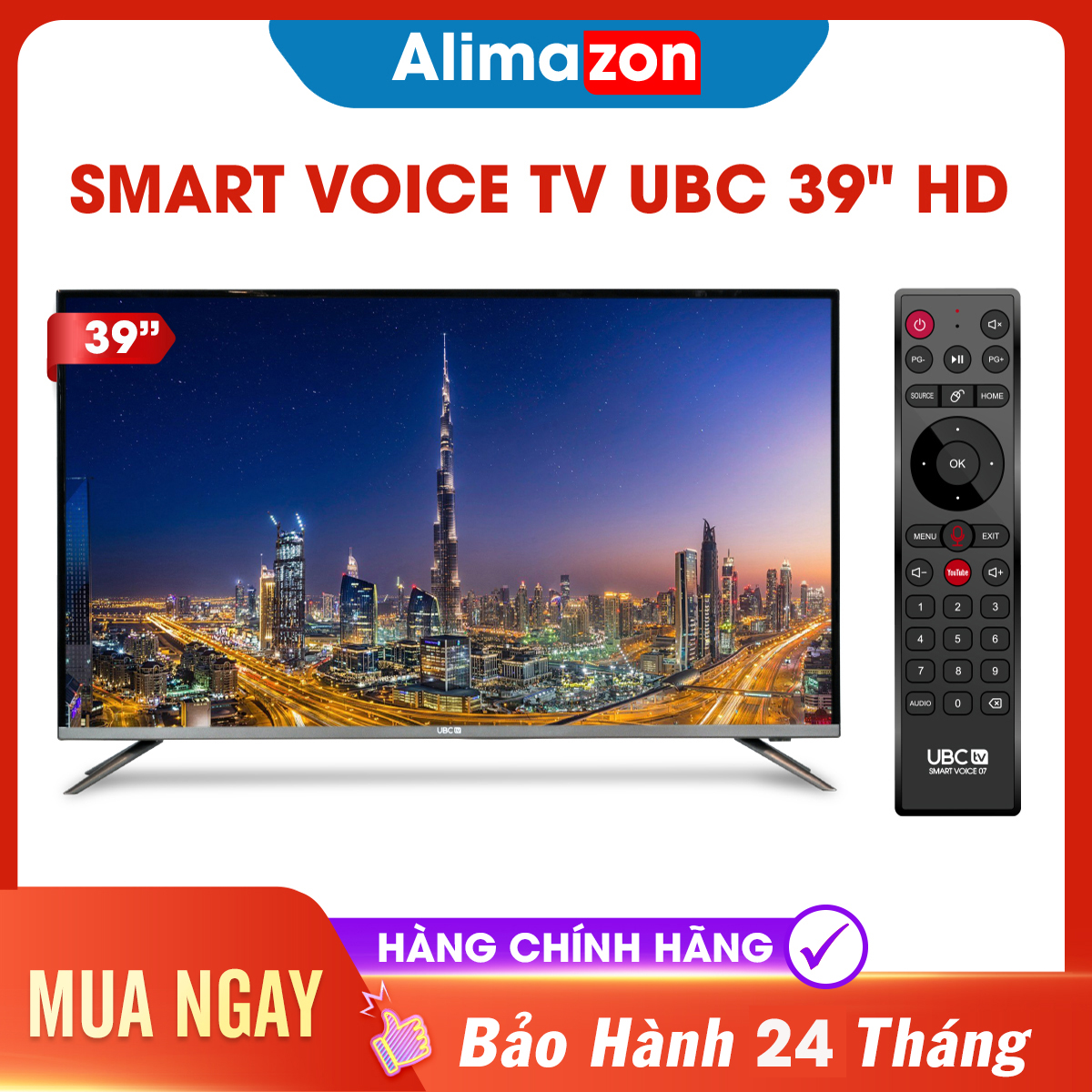 Smart tivi UBC 39V700 39inch