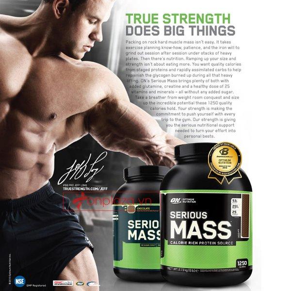 Sữa tăng cân Optimum Serious Mass 6Lbs