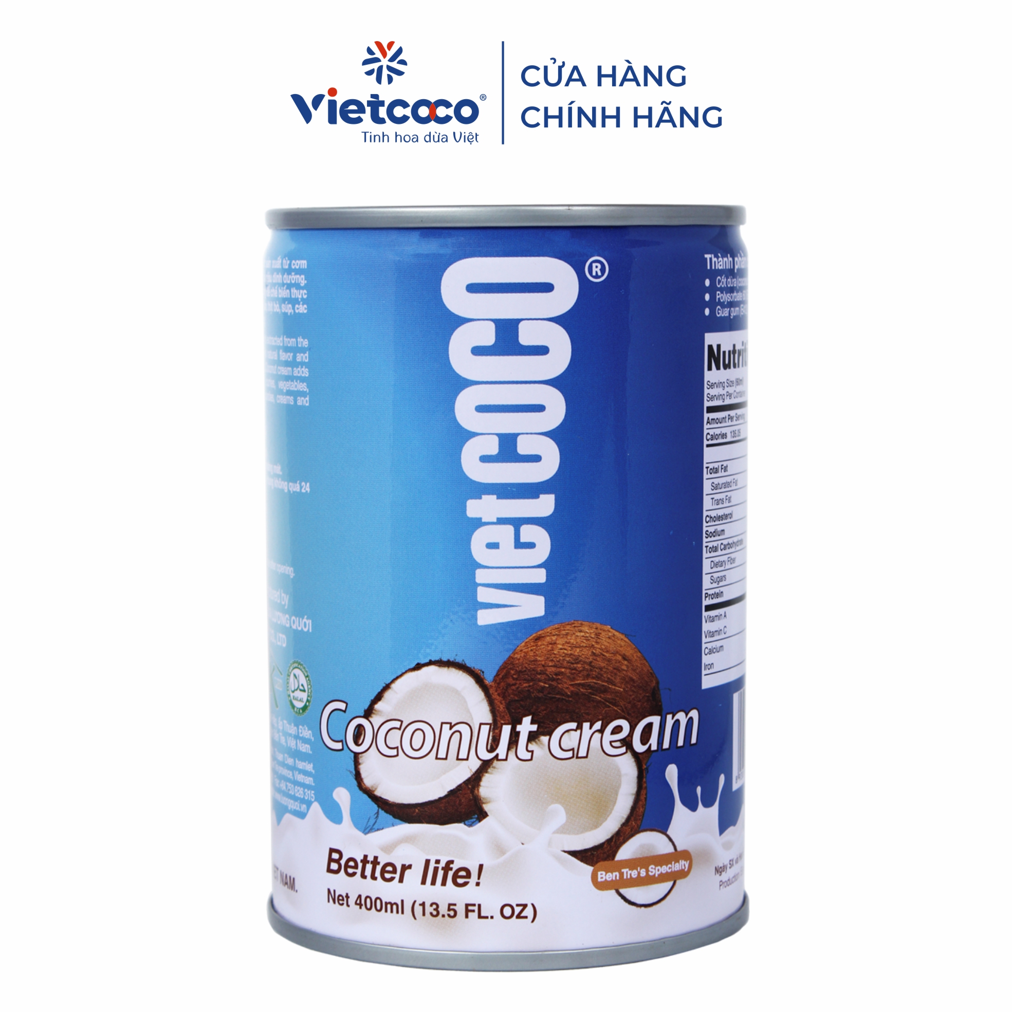Nước cốt dừa VIETCOCO 22% 400ml