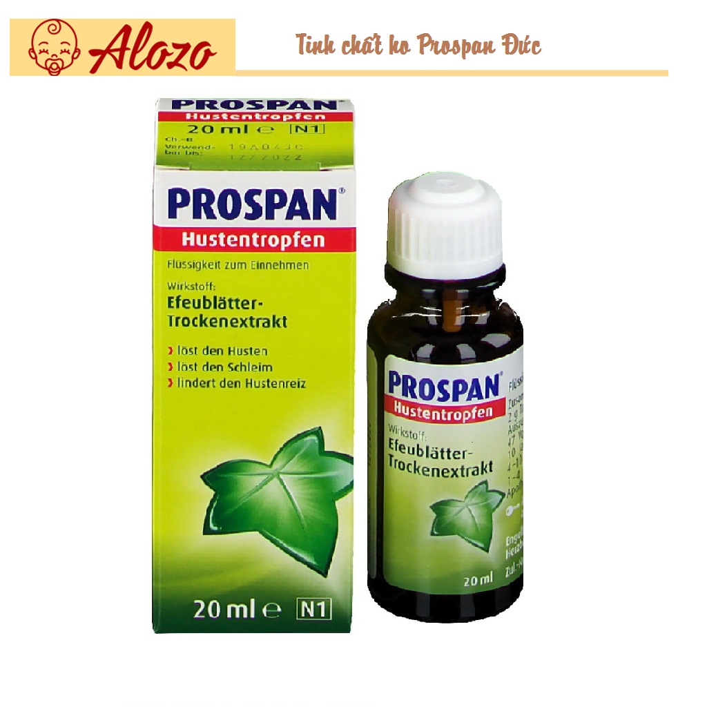 Tinh chất Prospan Hustentropfen ho 20ml