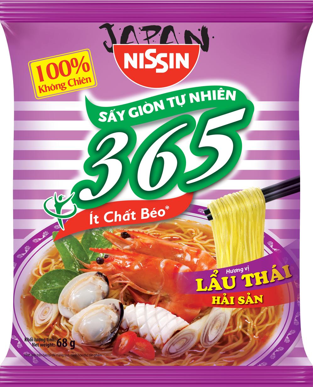 Mì 365 Tôm Chua Cay 68g thùng 30 gói
