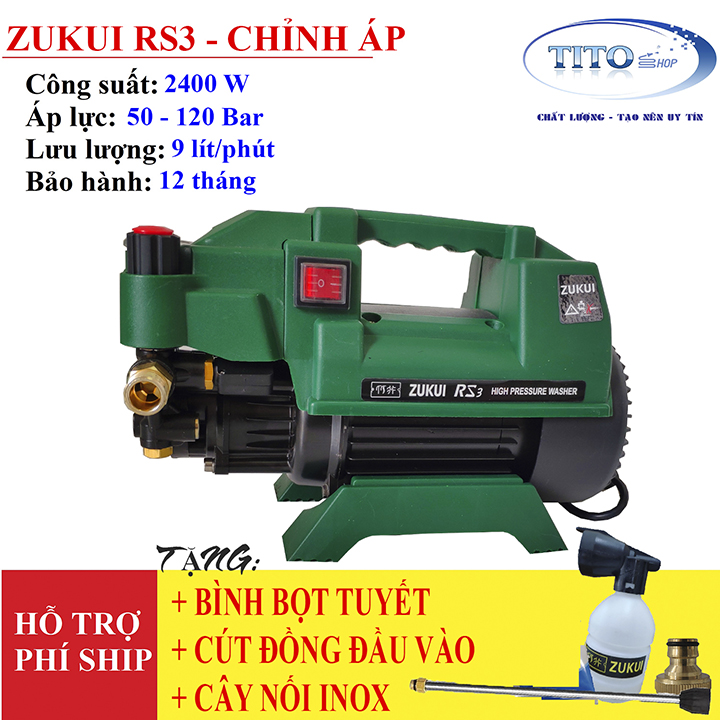 MÁY RỬA XE CHỈNH ÁP ZUKUI RS3