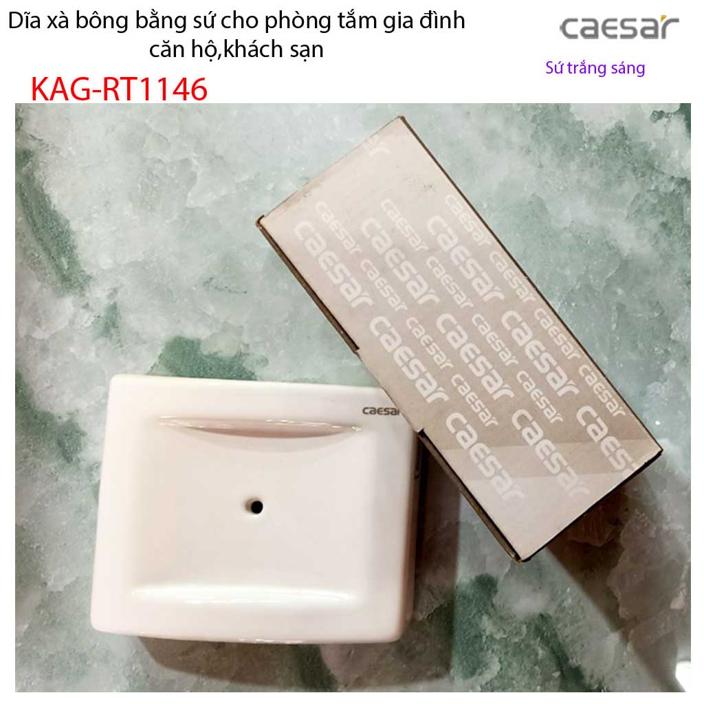 KỆ SỨ PHÒNG TẮM ĐỰNG XÀ BÔNG CAESAR KAG-RT1146
