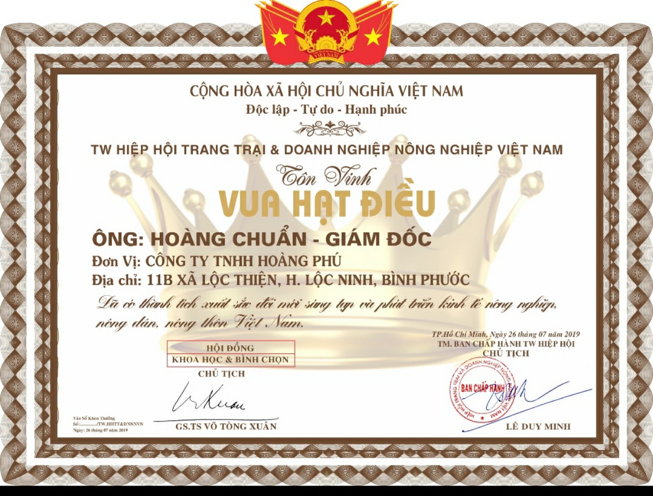 Hạt Điều Hoàng Phú