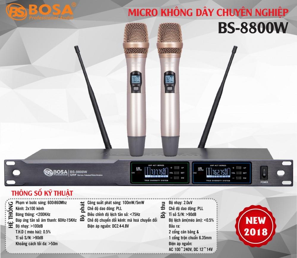 Micro karaoke Bosa BS-8800W