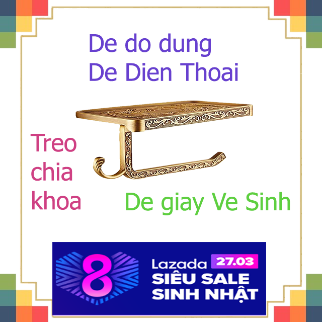 GIÁ ĐỠ GIẤY VỆ SINH NHÀ TẮM GD386