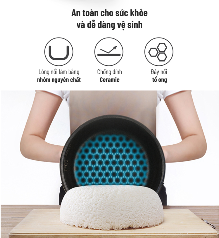 Nồi cơm điện NAGAKAWA NAG0132 1,8L