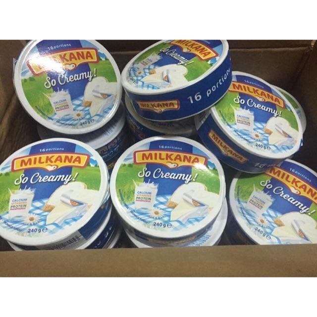 Phô mai Milkana 8 miếng – hộp 120gr