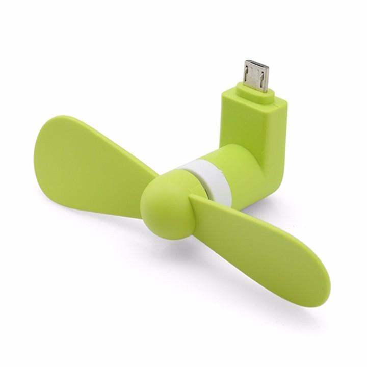 Quạt mini USB nhiều màu cắm chân điện thoại iphone