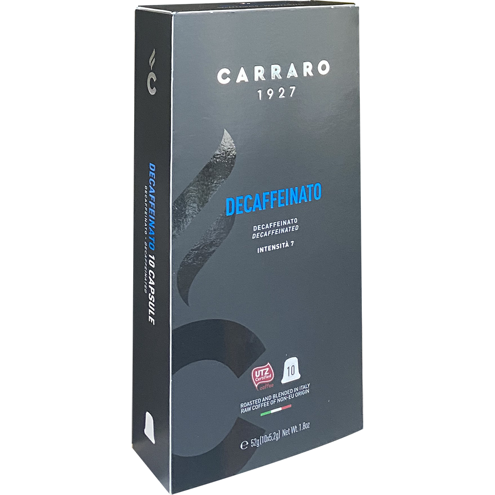 Cà phê viên nén Carraro Decaffeinato