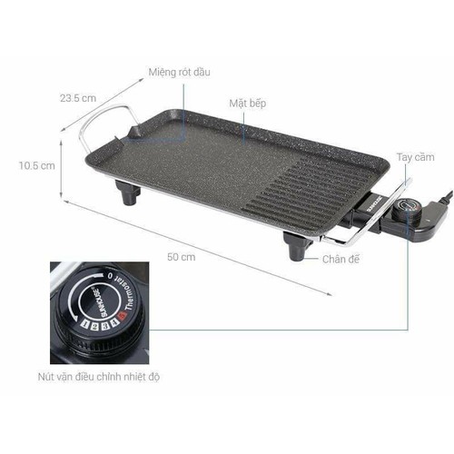Vĩ Nướng Điện Bosco G1600R1