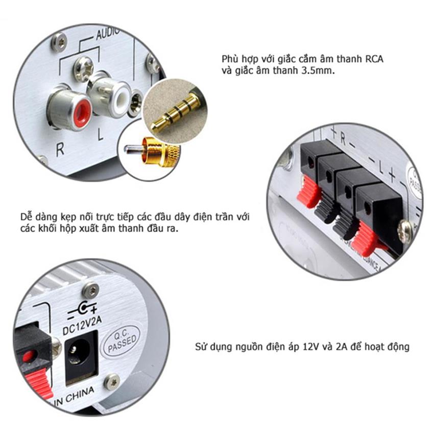 Bộ khuếch đại âm thanh Lepy LP-808