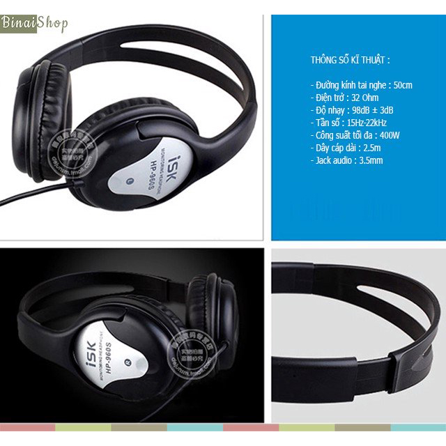 Tai nghe ISK HP-960S