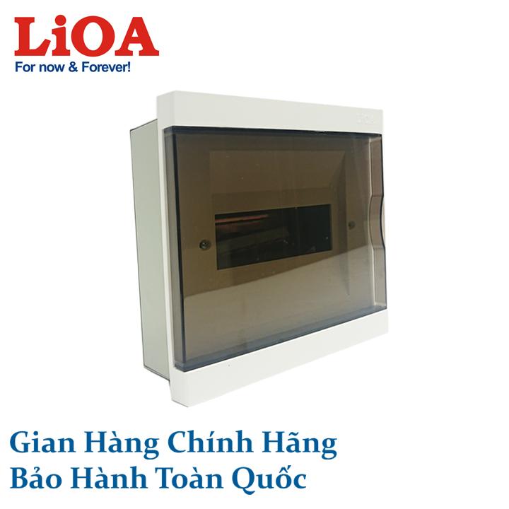 Tủ đế kim loại chứa 8 APTOMAT đế kim loại LiOA SE4FC8LA