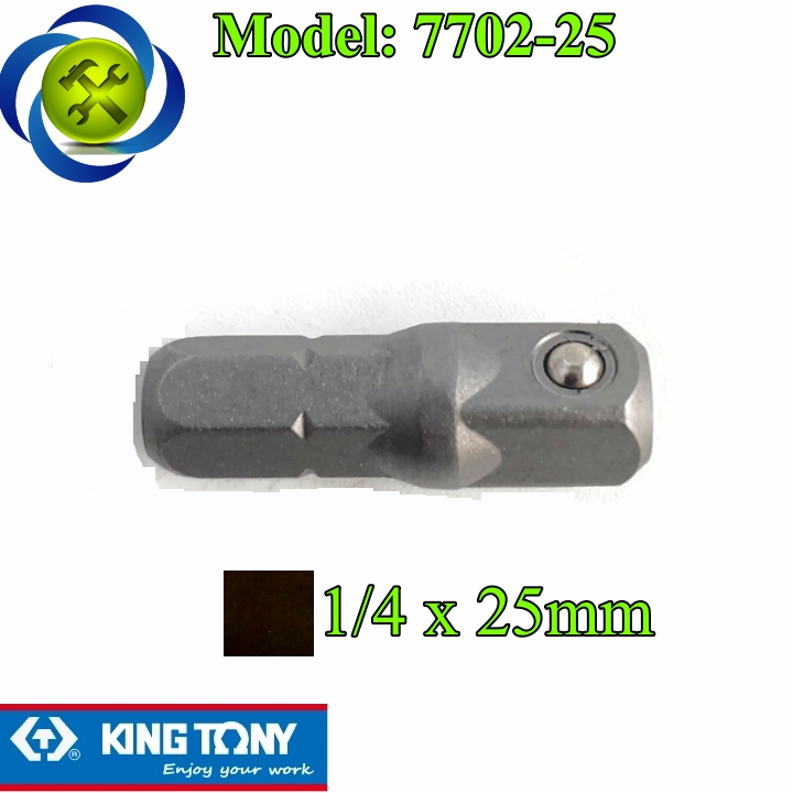 ĐẦU CHUYỂN MŨI VÍT SANG BULONG KINGTONY 7702-25