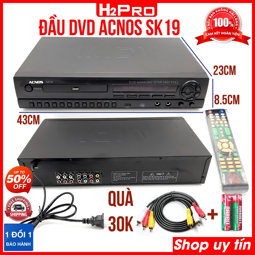 Đầu DVD karaoke Acnos SK19