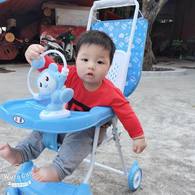 Xe đẩy đi dạo gấp gọn có đồ chơi BLB -7221