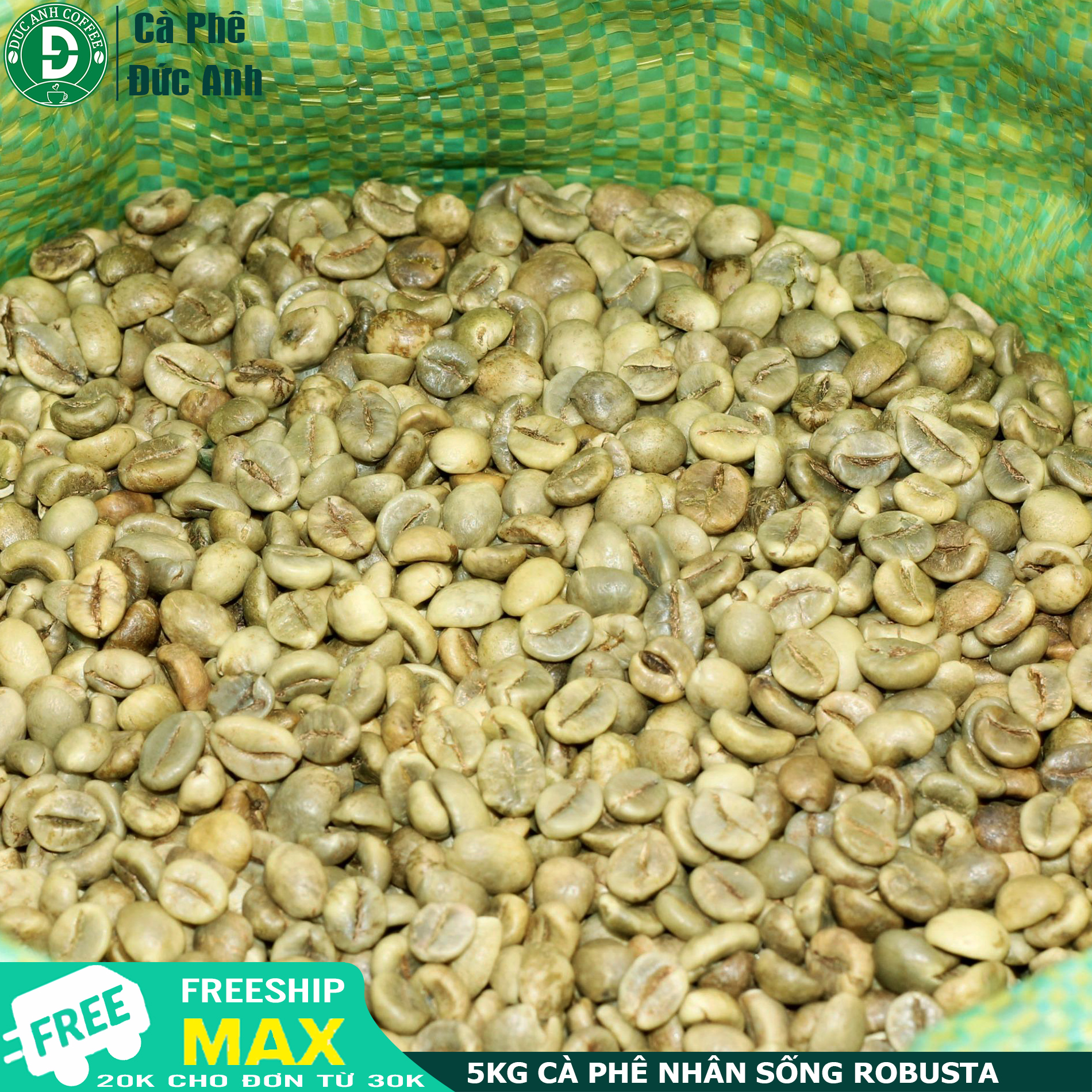 Cà phê nhân sống 5kg