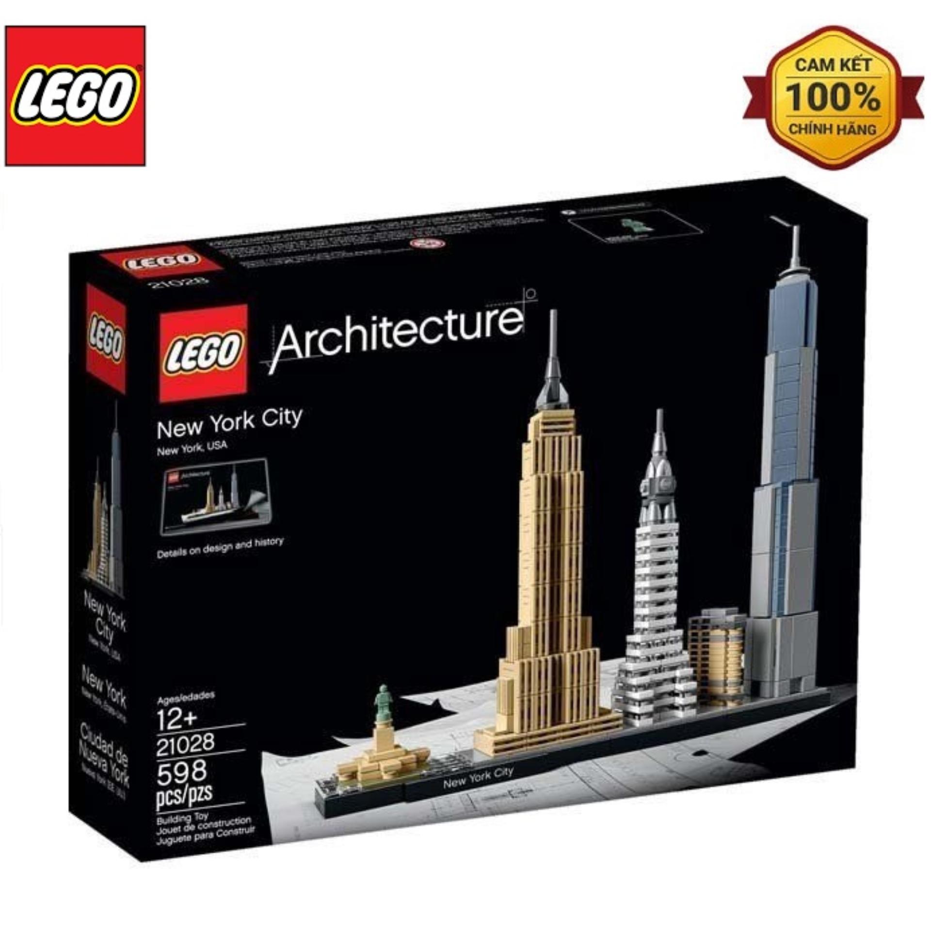 Mô hình LEGO Architecture - Thành phố Newyork 21028 (598 mảnh ghép)