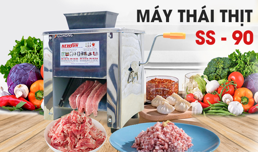 MÁY THÁI THỊT TƯƠI SỐNG MINI SS-90