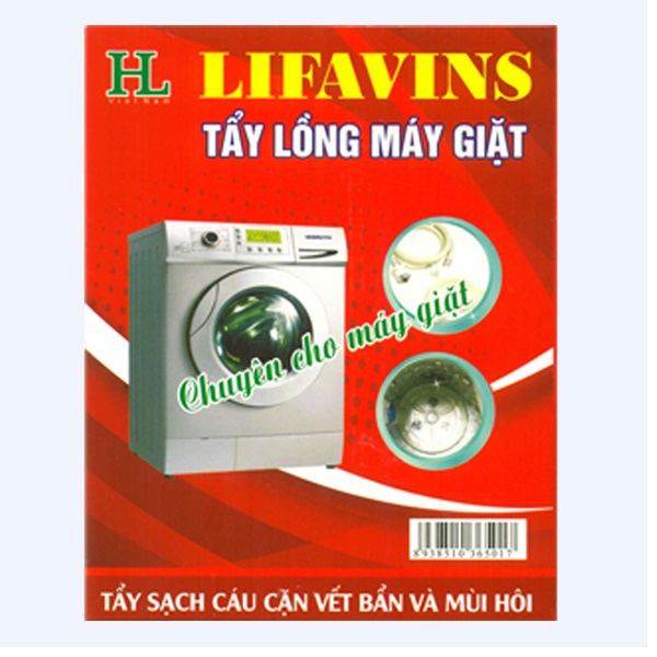 Bột làm sạch cáu cặn máy giặt LIFAVINS