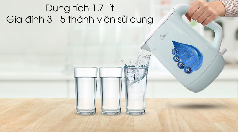 Ấm siêu tốc Midea MK-17DC