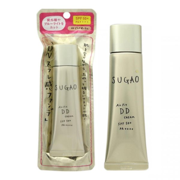 Kem chống nắng đa tác dụng Sugao Air Fit DD Cream SPF 50+ - Nhật Bản