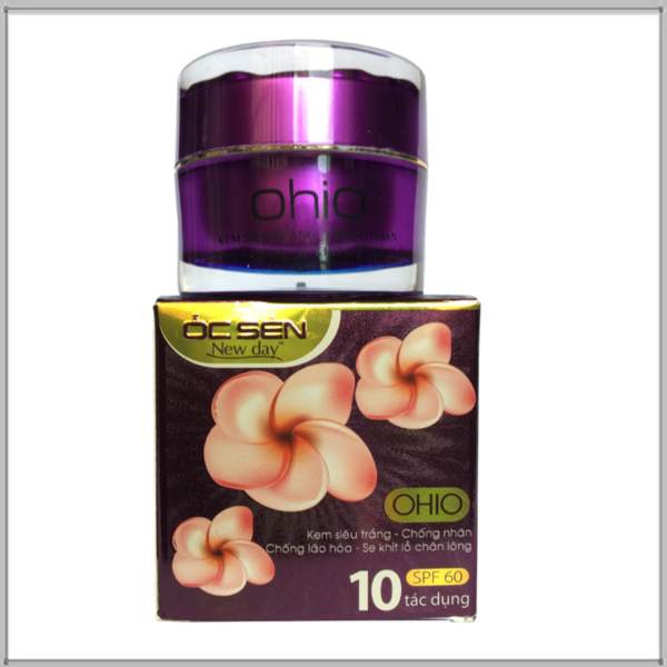 Kem siêu trắng - Chống nhăn - Chống lão hóa - Se khít lỗ chân lông 10 tác dụng Ohio Ốc Sên New Day