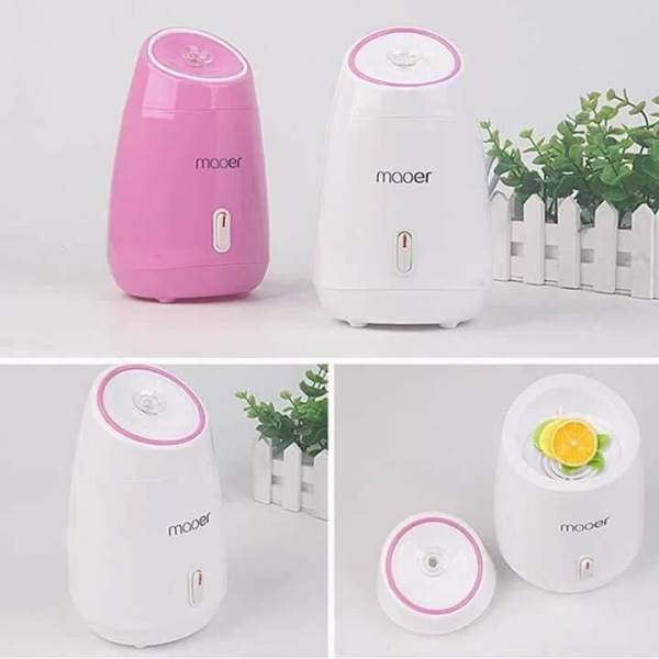 Kết quả hình ảnh cho Máy Xông Hơi Mặt Hoa Quả Tươi Tự Động 2 In 1