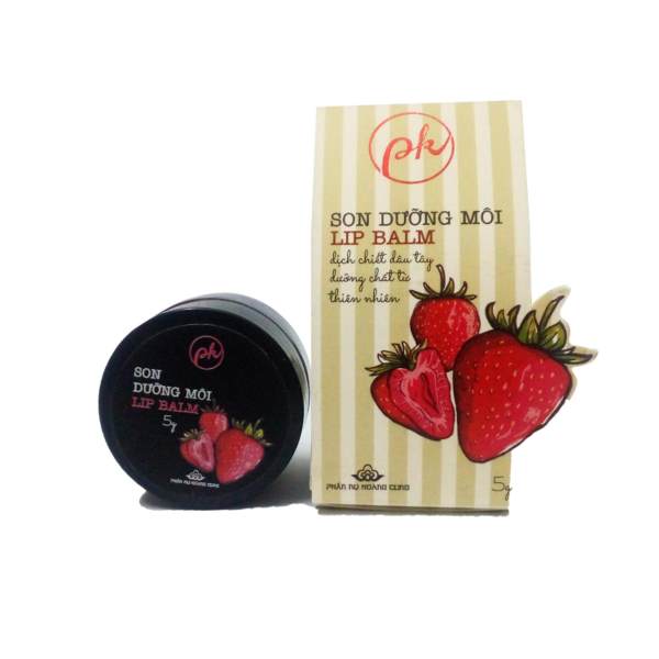 Son dưỡng môi Phấn Nụ Hoàng Cung dâu tây Lip Balm (Đỏ)