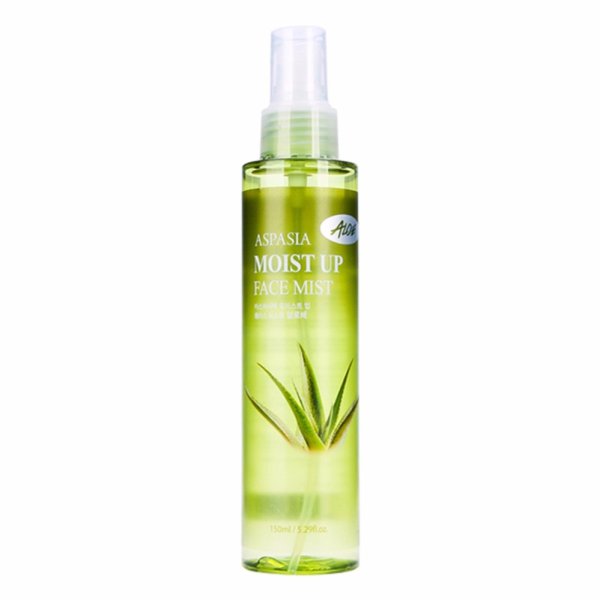 Xịt Khoáng Nha Đam Trắng Sáng Dịu Da Aspasia Moist Up Face Mist Aloe 150ml