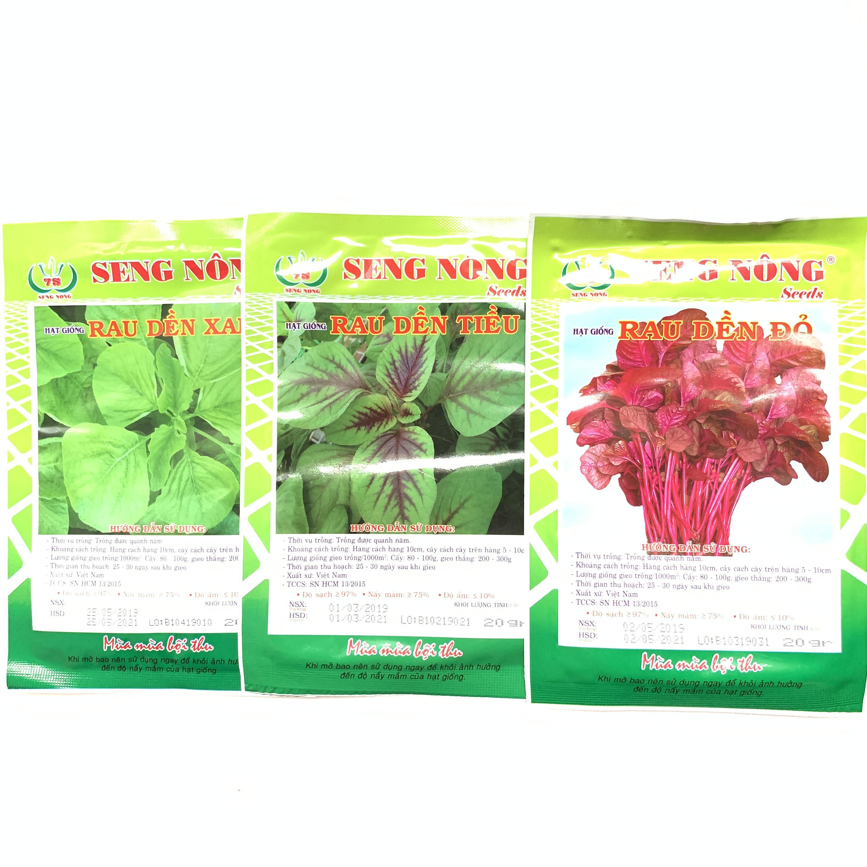 Bộ gói hạt giống Dền tiều (dền khoang)
