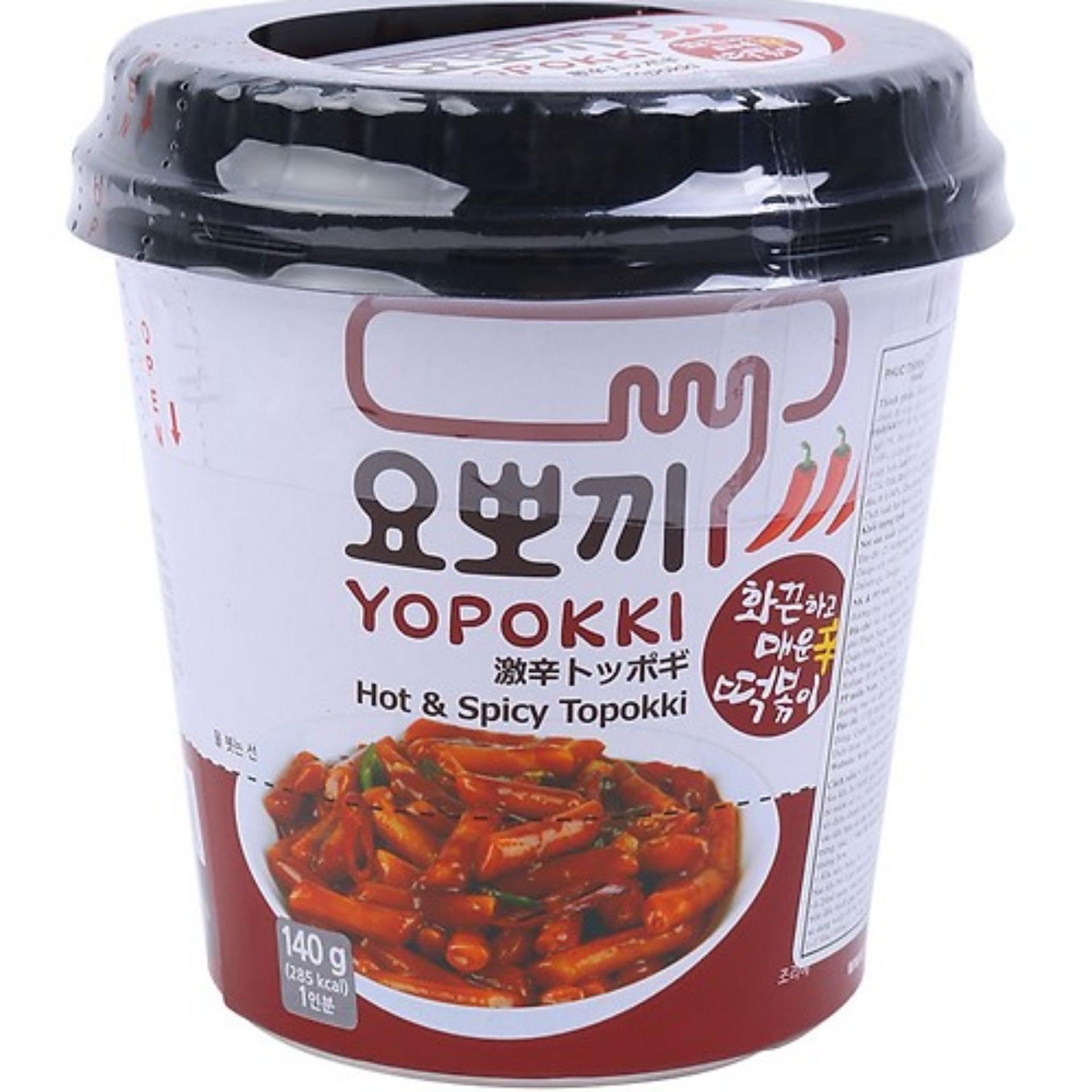 Bánh Gạo Topokki Siêu Cay ly 120g/140g