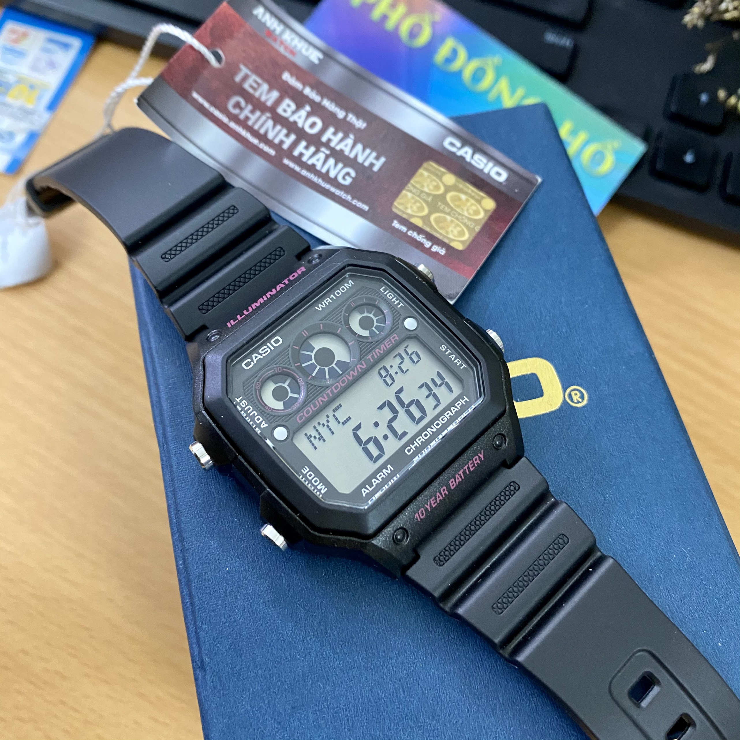 Đồng hồ Nam Casio AE-1300WH-1A2VDF
