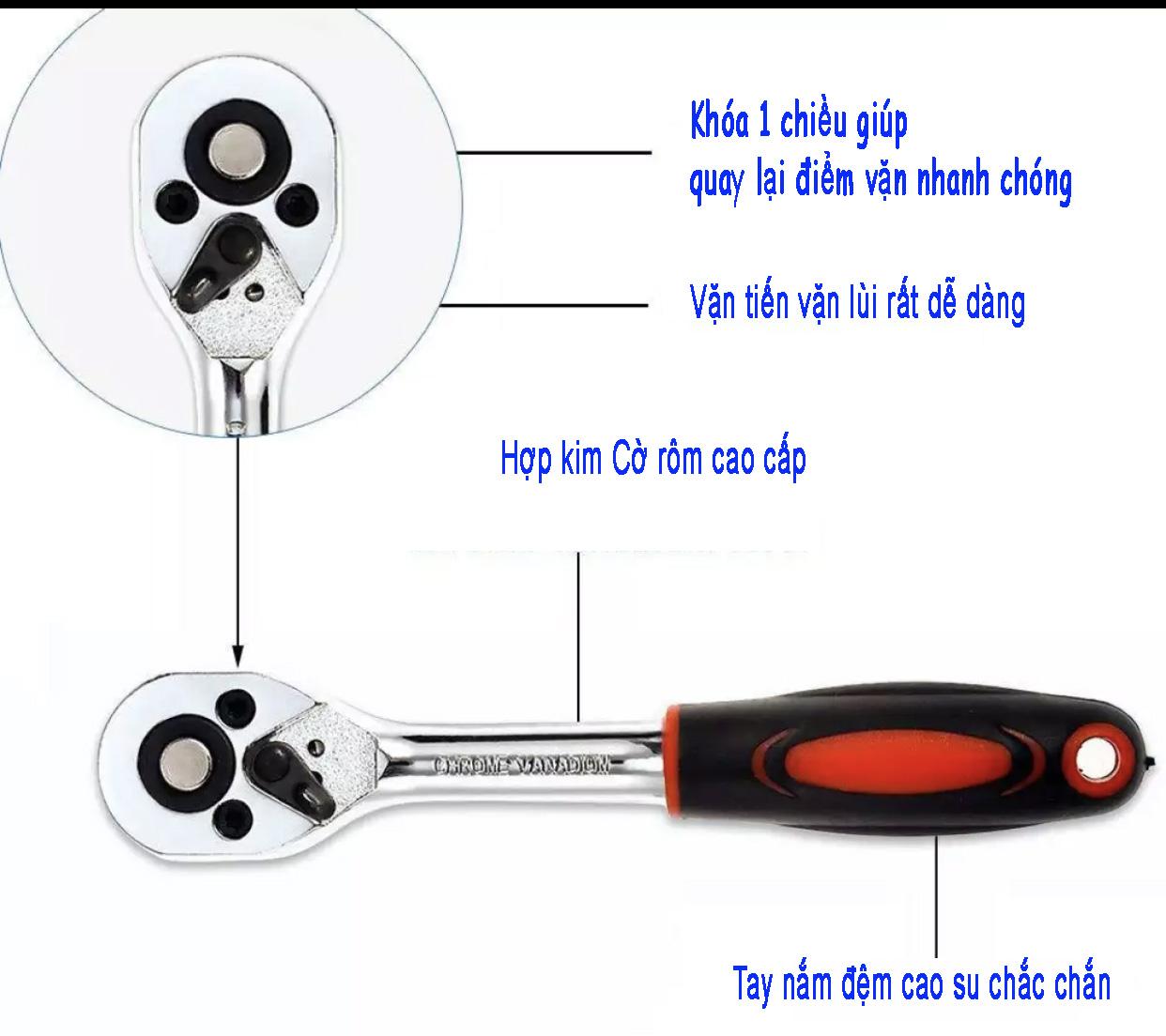 Bộ dụng cụ 46 chi tiết