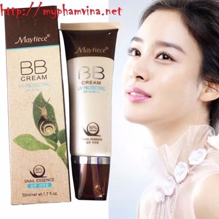 Kem nền BB Water Light Mayfiece ốc sên