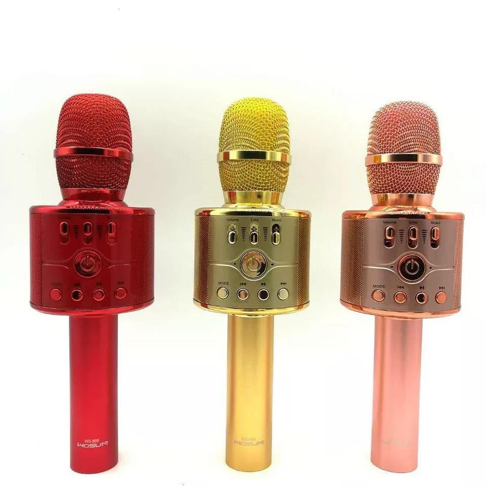 Micro kèm loa bluetooth WK868