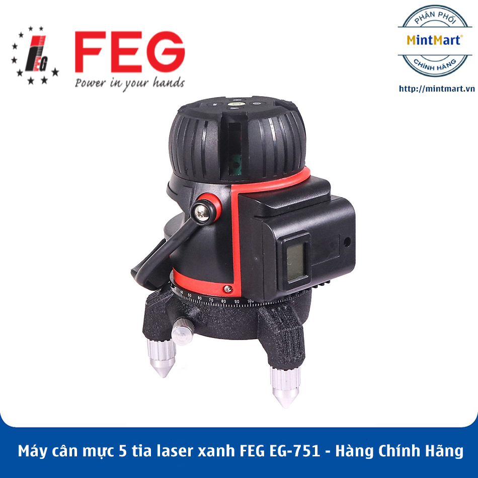 MÁY CÂN MỰC 5 TIA LASER XANH FEG EG-751