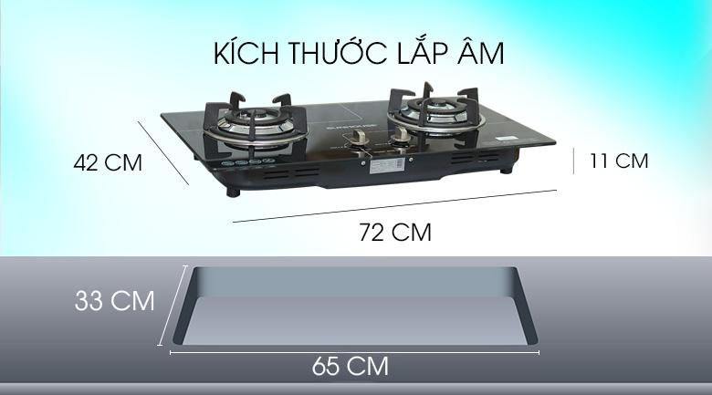 Bếp gas âm Sunhouse SHB5538