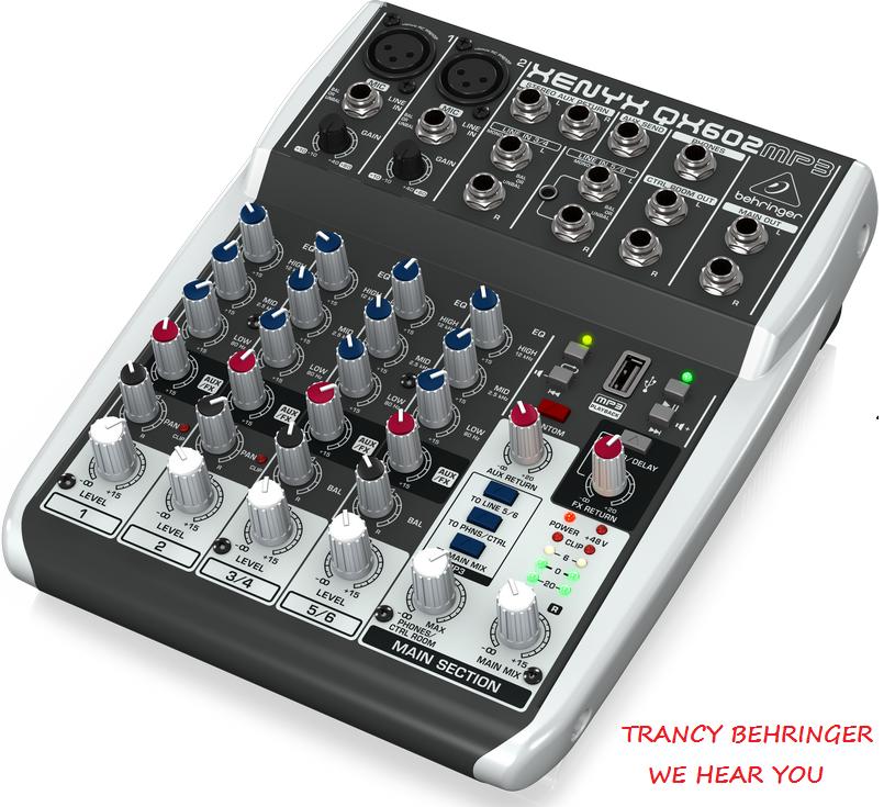 BÀN TRỘN ÂM THANH MIXER BEHRINGER QX602MP3