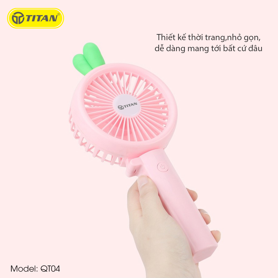 QUẠT CẦM TAY MINI TITAN QT04