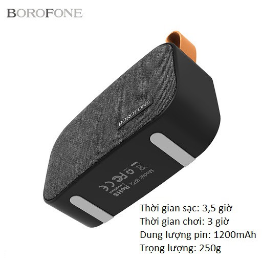 Loa bluetooth borofone BP2
