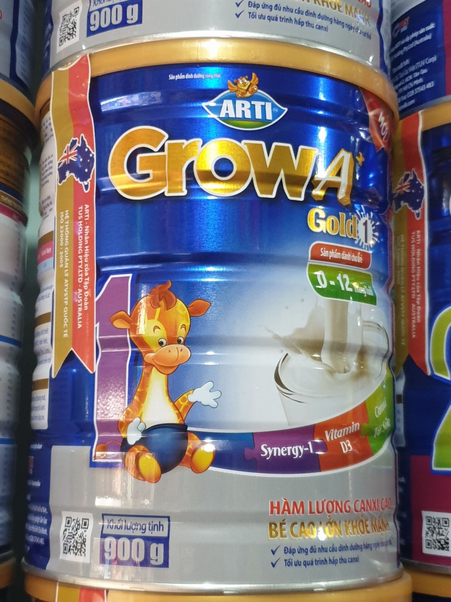 Sữa Arti Grow A+ Gold số 1 900G