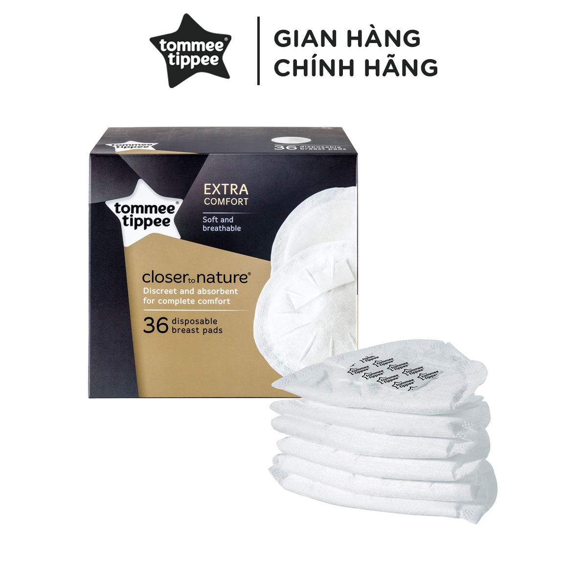 Miếng lót ngực thấm sữa Tommee Tippee (36 cái/ hộp)