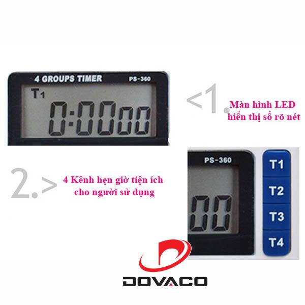 ĐỒNG HỒ BẤM GIỜ ĐẾM NGƯỢC PS-360