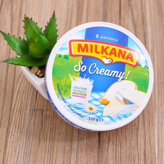 Phô mai Milkana 8 miếng – hộp 120gr