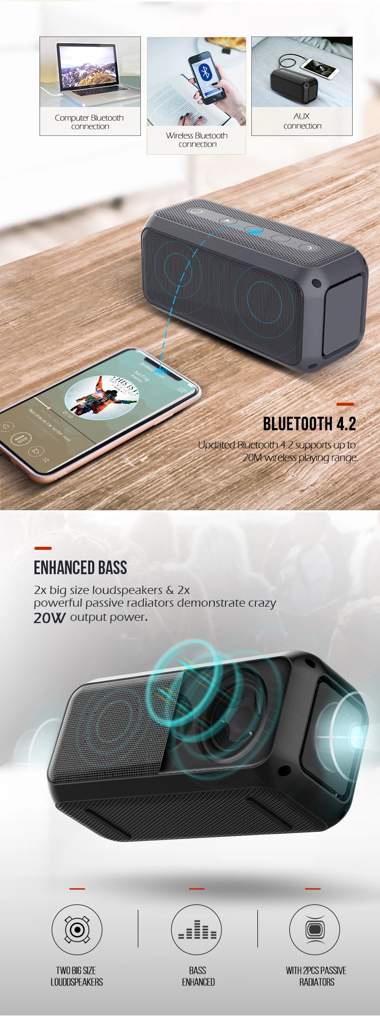 Loa bluetooth Caparies 307