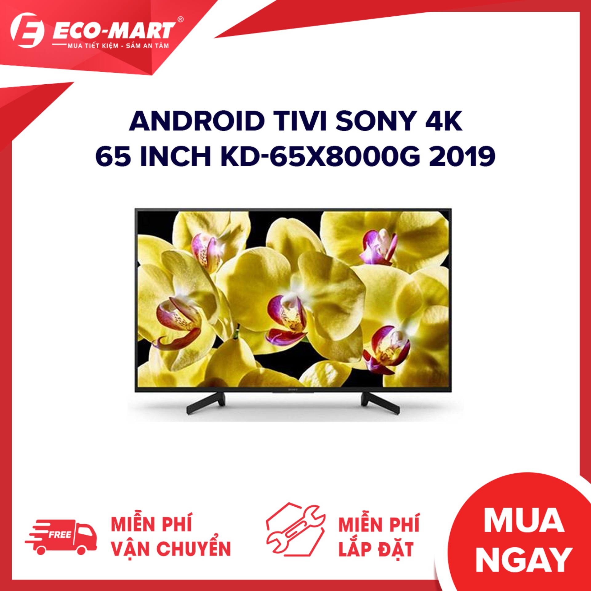 Smart Tivi Sony KD-65X8000G 65INCH