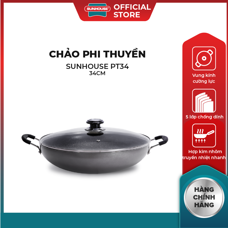Chảo phi thuyền Sunhouse PT34 34cm